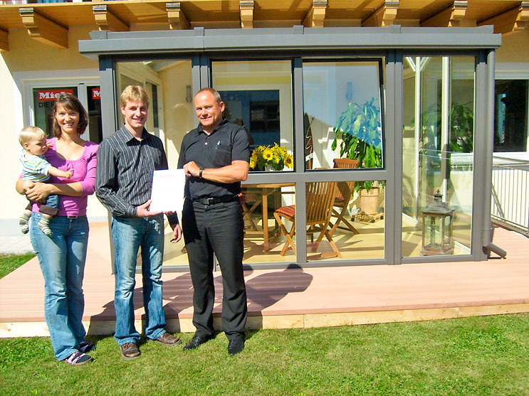 2010 - Eröffnung Ausstellungswintergarten - Baufachzentrum Hohenbogen